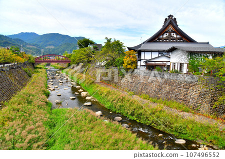 吉木橋/從荒木川眺望霞橋（岐阜縣飛驒市） [2023.9] 107496552