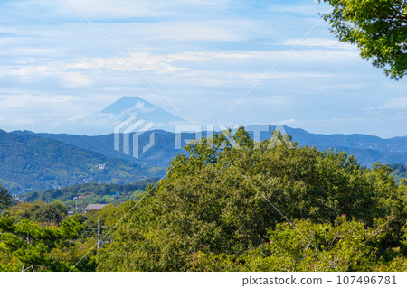 Ito City, Shizuoka Prefecture, view of Mt. Fuji without snow Ito City, Shizuoka Prefecture, view of Mt. Fuji without snow 107496781
