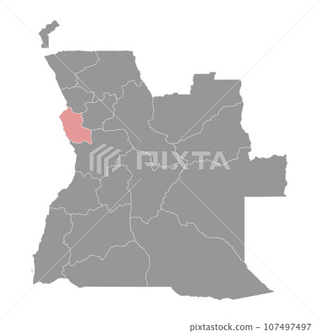 Luanda province map, administrative division of Angola. Luanda province map, administrative division of Angola. 107497497