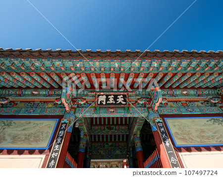 韓國釜山 Beomyosa 寺院內 韓國釜山 Beomyosa 寺院內 107497724