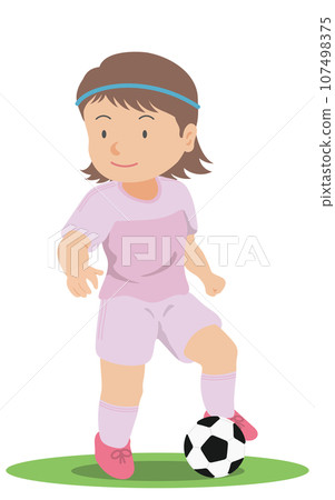 足球員困住球,女子足球 足球員困住球,女子足球 107498375