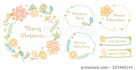 pop christmas design frame pop christmas design frame 107499147