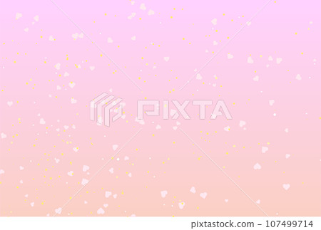 pink gradient illustration background with heart spray 107499714