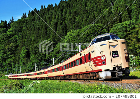 381 series limited express “Yakumo” Hakubi Line 107499801