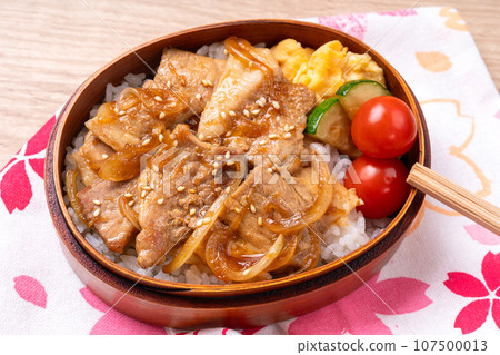 Ginger fried rice bowl bento Ginger fried rice bowl bento 107500013