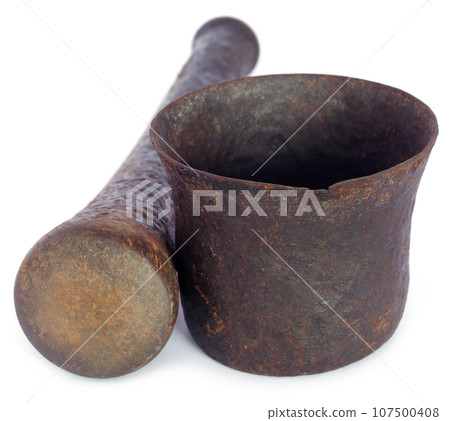 Vintage mortar with pestle 107500408