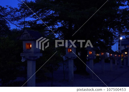 Mimo Shrine at night Mimo Shrine at night 107500453