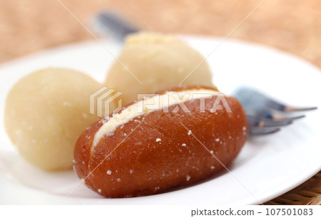 Popular Bangladeshi sweetmeats 107501083