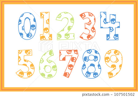 Versatile Collection of Skull Numbers for Various Uses 107501502