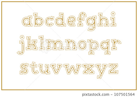 Versatile Collection of Skull Alphabet Letters for Various Uses 107501564
