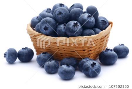 Group of fresh blueberries Group of fresh blueberries 107502360