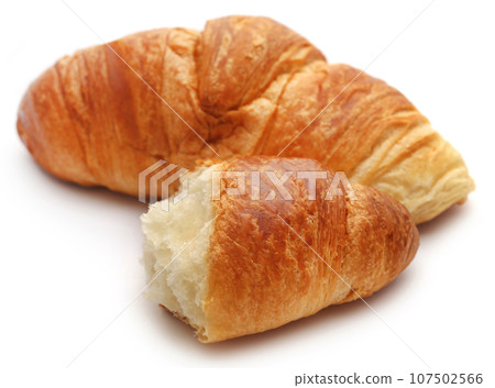 Closeup of tasty croissant Closeup of tasty croissant 107502566
