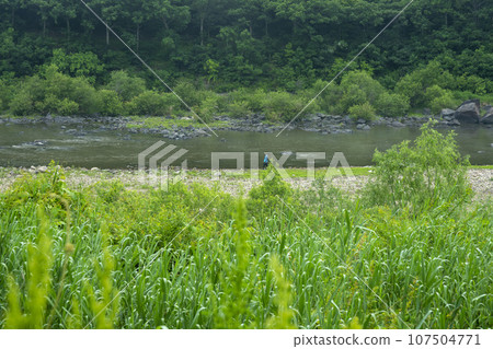 Bicycle path along the Seomjingang River Bicycle path along the Seomjingang River 107504771