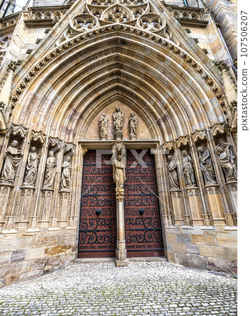 Erfurt Cathedral and Collegiate Church of St Mary, Erfurt, Germany. 107506207