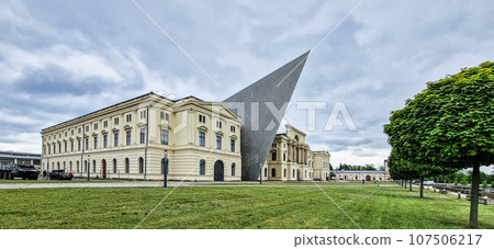 Bundeswehr Military History Museum at Dresden, Germany. Military museum of the German Armed Forces 107506217