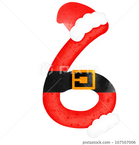 Alphabet santa claus  107507006