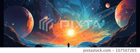Astronaut in spacesuit Astronaut in spacesuit 107507265