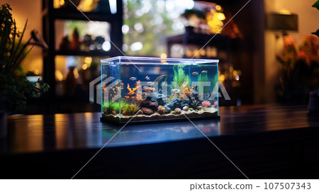 Aquarium in a home environment Aquarium in a home environment 107507343