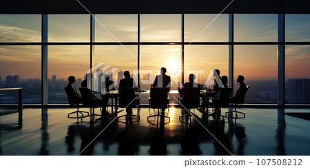 Process of a business negotiations. 107508212