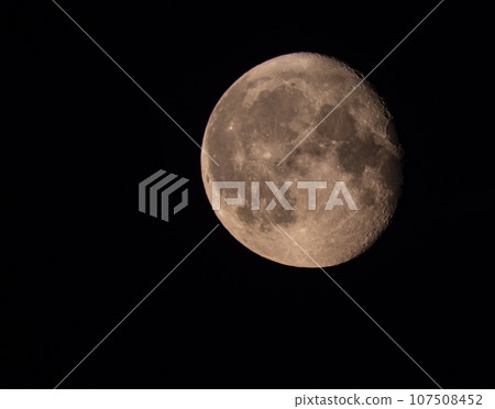 Moon Background being Earth's only permanent natural satellite 107508452