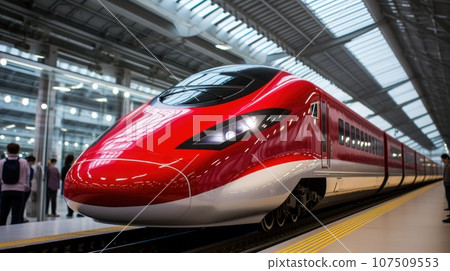 Bullet train advanced quick and cutting-edge technology Bullet train advanced quick and cutting-edge technology 107509553