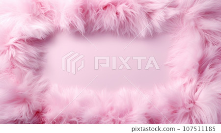 Rose Fur Creative Abstract Geometric Frame. Textured photorealistic mount. Abstract Bright Surface Geometrical Horizontal Background. Ai Generated Photo frame with copy space. Rose Fur Creative Abstract Geometric Frame. Textured photorealistic mount. Abstract Bright Surface Geometrical Horizontal Background. Ai Generated Photo frame with copy space. 107511185