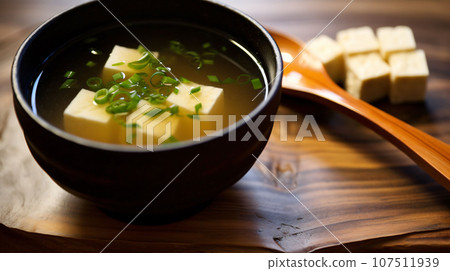 Miso Soup Dish 107511939