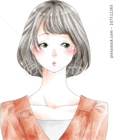 有著聰明臉龐、鮑伯頭髮的女人 107512265