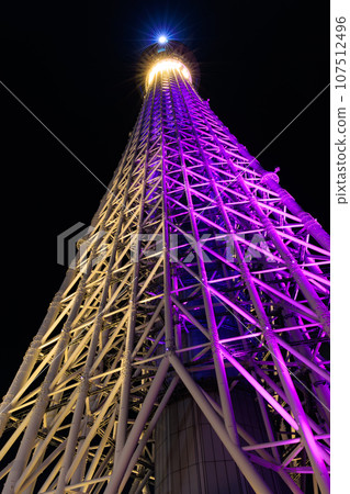 東京都墨田區東京晴空塔（夜景） 107512496