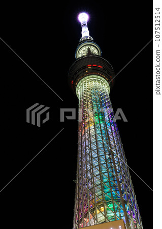 東京都墨田區東京晴空塔（夜景） 107512514
