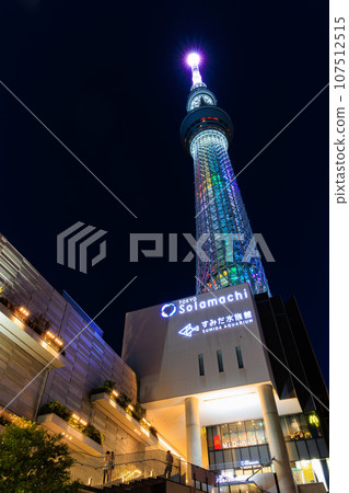 東京都墨田區東京晴空塔（夜景） 107512515