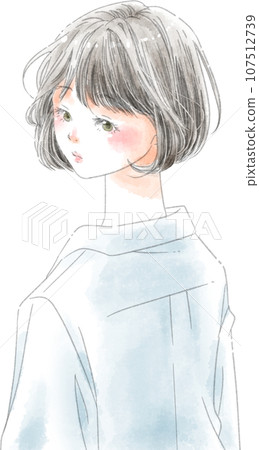 有著聰明臉龐、鮑伯頭髮的女人 107512739