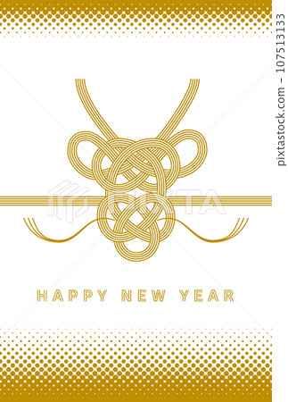 New Year's card Mizuhiki Dragon New Year's card Mizuhiki Dragon 107513133