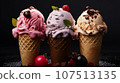 Ice Cream Cones 107513135