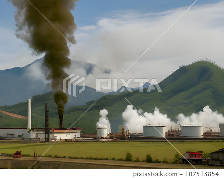 煙霧繚繞的風景（AI合成圖） 107513854