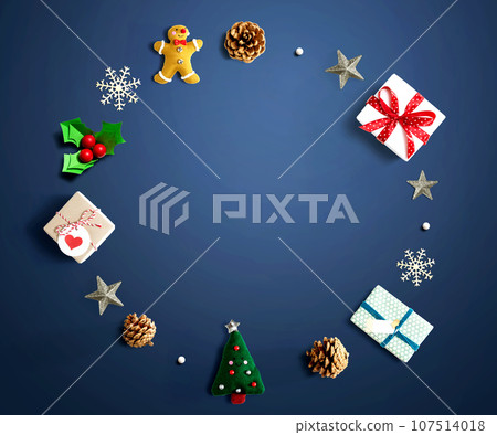 Collection of Christmas ornaments 107514018