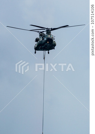 Military helicopter flying on Singapore Independence Day Military helicopter flying on Singapore Independence Day 107514106