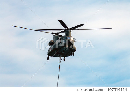 Military helicopter flying on Singapore Independence Day Military helicopter flying on Singapore Independence Day 107514114