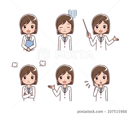 Illustration of working people occupation Illustration of working people occupation 107515988