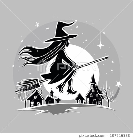 Buona Befana means happy Epiphany Christmas Tradition in Italy. Happy Befana 107516588