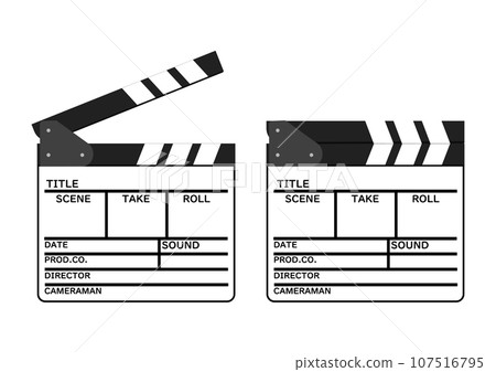 電影拍攝場記板 電影拍攝場記板 107516795