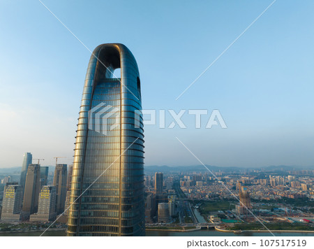 Aerial view of landscape in Guangzhou city, China, Aerial view of landscape in Guangzhou city, China, 107517519