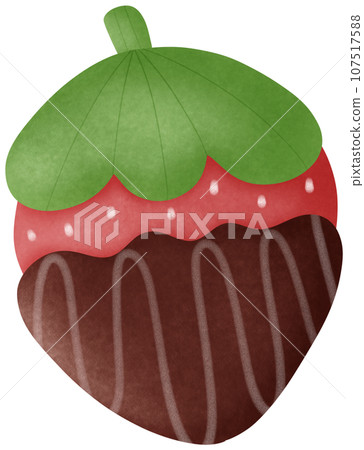 Chocolate strawberry  107517588