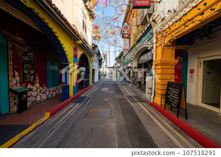 【新加坡】阿拉伯街哈芝巷，白天沒什麼人 107518291