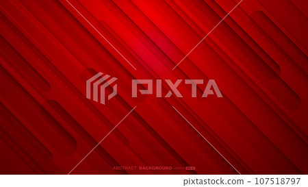 Red abstract background with geometric dynamic gradient shape 107518797