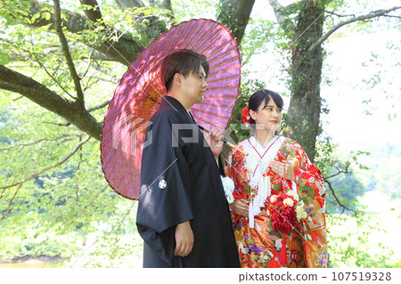 日式婚禮、日式寫真婚禮、色掛外景拍攝、新娘寫真袴 107519328