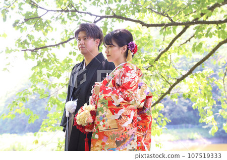 日式婚禮、日式寫真婚禮、色掛外景拍攝、新娘寫真袴 107519333