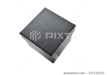 black paper box on white background, packaging industry black paper box on white background, packaging industry 107520533