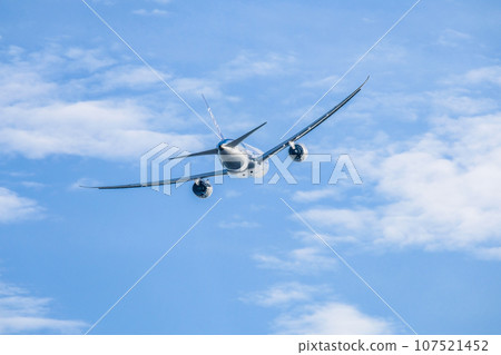 airplane taking off airplane taking off 107521452