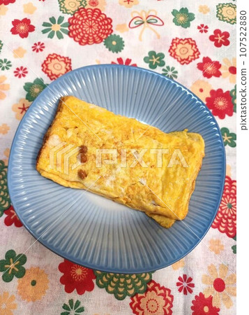 Tamagoyaki with natto Tamagoyaki with natto 107522880